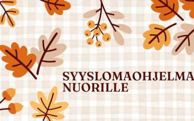 Syyslomaohjelmaa nuorille