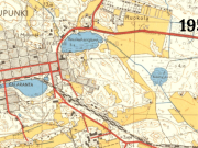 Käätyjärvi Uudenkaupungin peruskartalla vuosi 1956