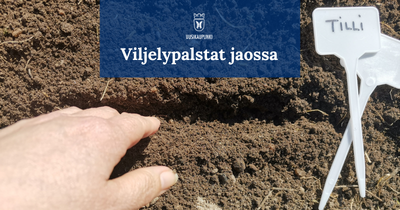 Viljelypalstat jaossa