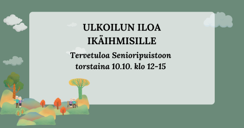 Ulkoilun iloa ikäihmisille