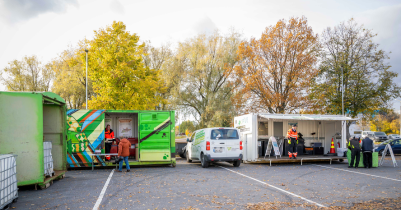 Lounais-Suomen Jätehuollon (LSJH) kiertävät keräykset Pop up -lajitteluasema ja Siira palvelevat asukkaita syyskaudella ympäri LSJH:n toimialuetta.