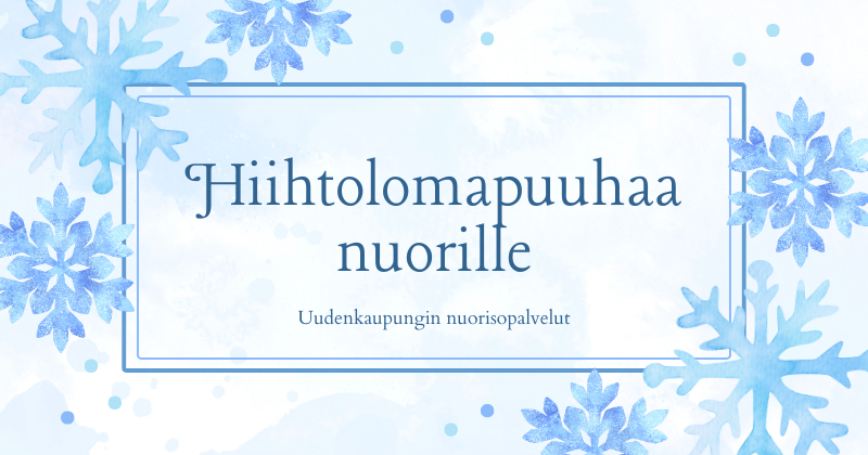 Hiihtolomaviikon ohjelmaa