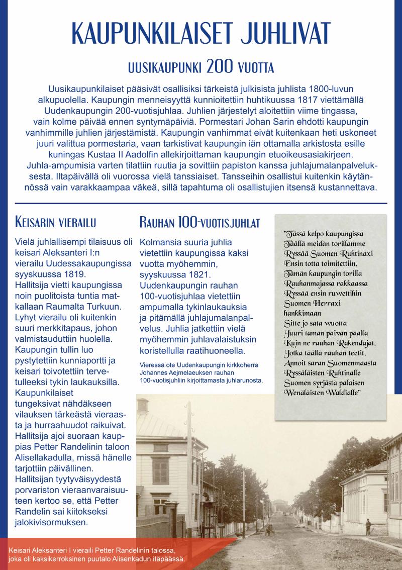 Uusikaupunkilaisten Nelj Vuosisataa 1617 2017 Uudenkaupungin Kaupunki Uusikaupunkilaisten Nelj Vuosisataa 1617 2017 Uudenkaupungin Kaupunki