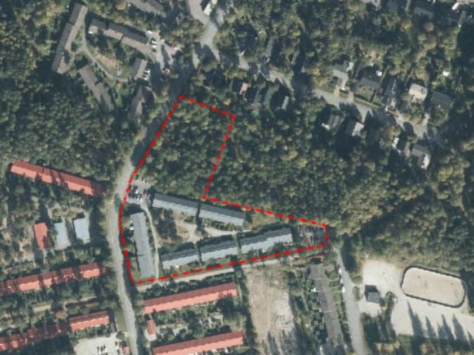 Ak 1122, kuva kaavoitettavasta alueesta