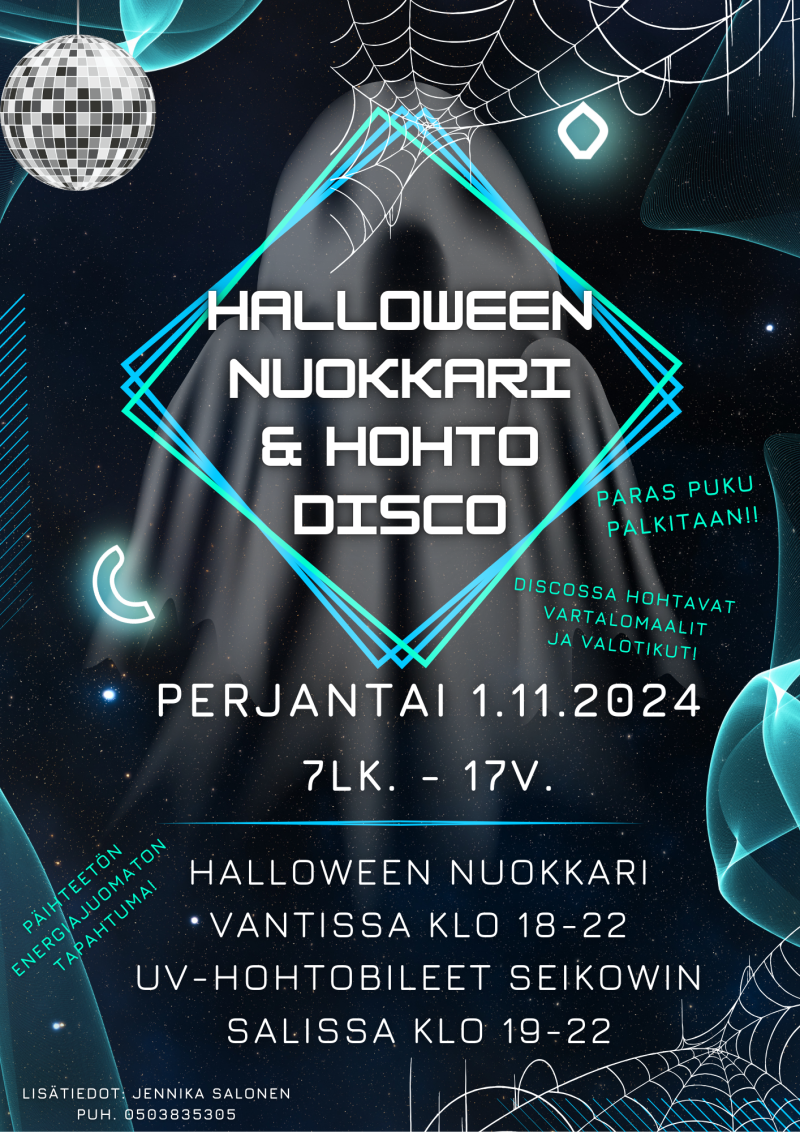 Halloween disco mainos