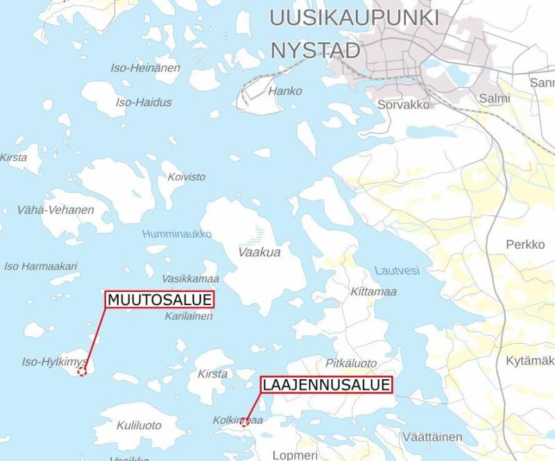 Iso-Hylkimyksen r-a muutos ja laajennus, kaava-alue Iso-Hylkimyksen r-a muutos ja laajennus, kaava-alue