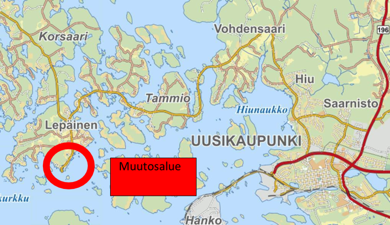 Ora-aukon ranta-asemakaava kaava-alue Ora-aukon ranta-asemakaava kaava-alue