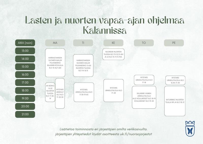 Harrastuskalenteri