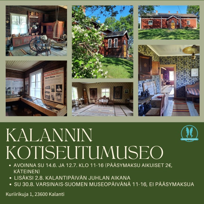 kuvia kalannin museosta ja tiedot aukiolosta